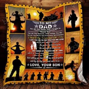 My Dad Thank You And Love You Quilt P556S  Quilt